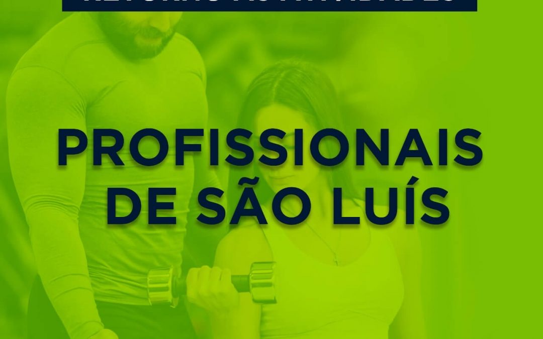 Personal trainers e profissionais de Educação Física, confira as determinações da Prefeitura de São Luís para retomada das atividades nesta segunda-feira