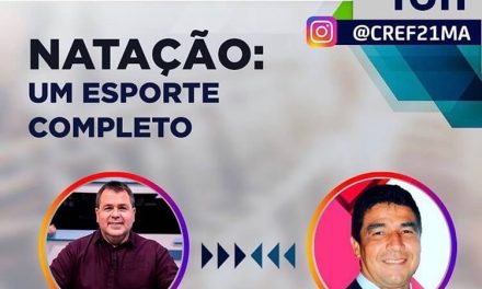 Live sobre Natação no Instagram do CREF21